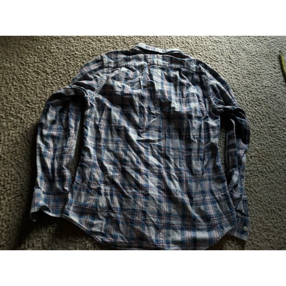 Banana Republic Button Down Up Flannel Shirt Men’s MED